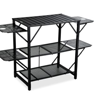 MESA ALUMINIO TIPO ESTANTE PARA COCINAR 125X51X81