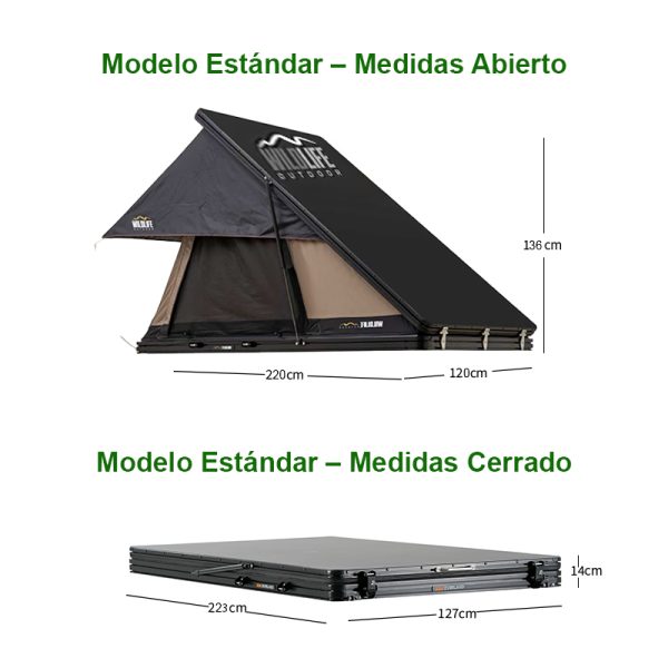 CARPA DE TECHO ALUMINIO 127X210 ALUPRO127 - Imagen 6