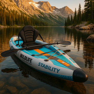 KAYAK DOBLE PISO 1 PERSONA INFLABLE ULTRALIGERO