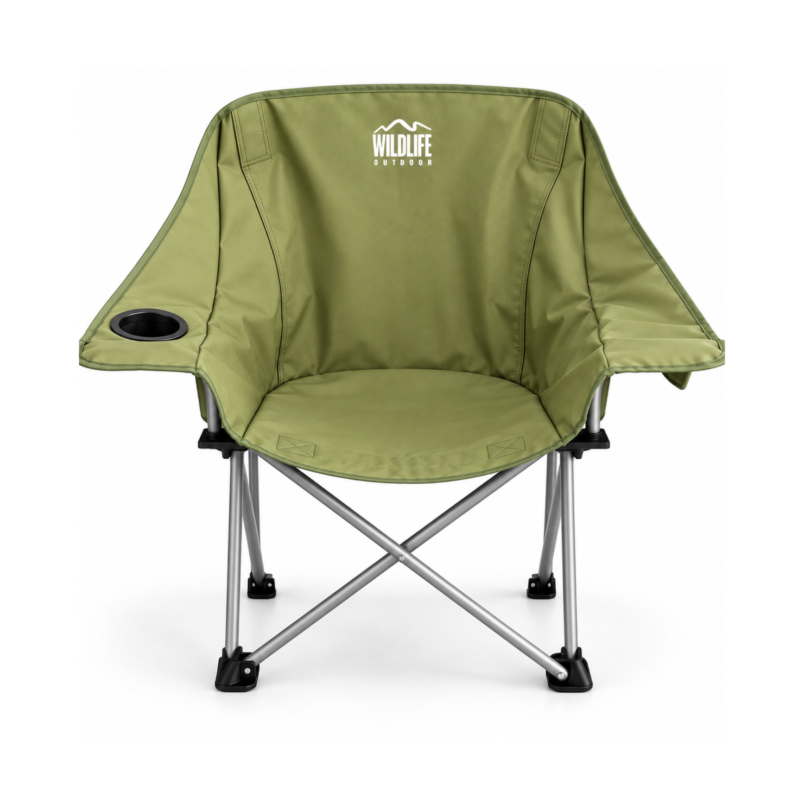 SILLA VERDE PLEGABLE ECO TELA 600D OXFORD