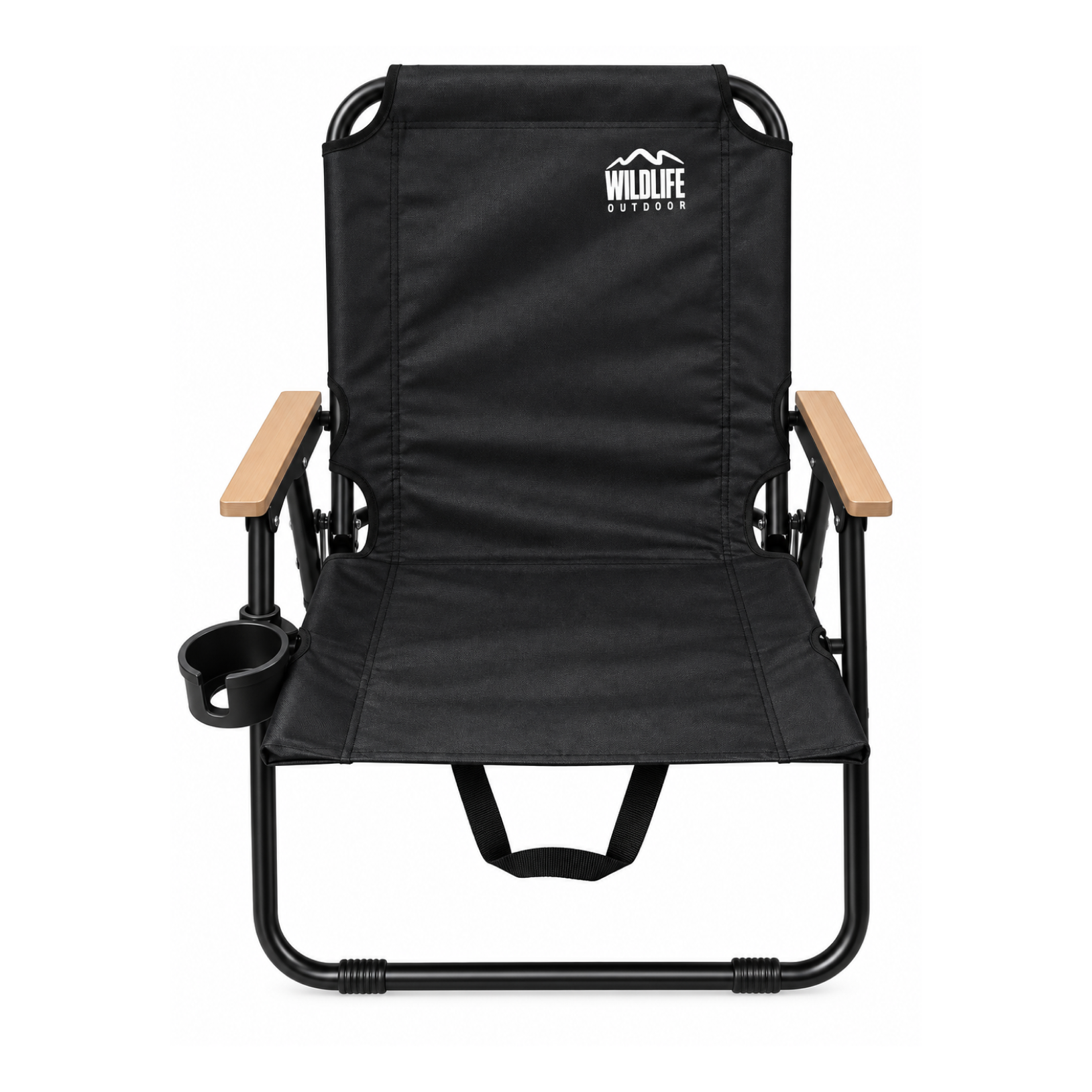 SILLA NEGRA PLEGABLE PLAYERA PRO TELA 600D OXFORD - Imagen 3