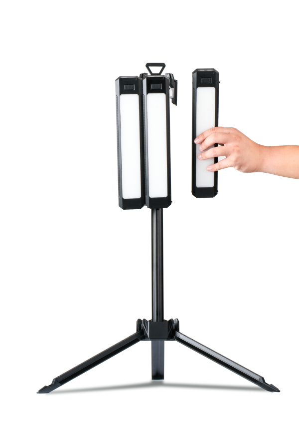 FOCO O LINTERNA LED DE CAMPING RECARGABLE. INCLUYE MESITA - Imagen 7