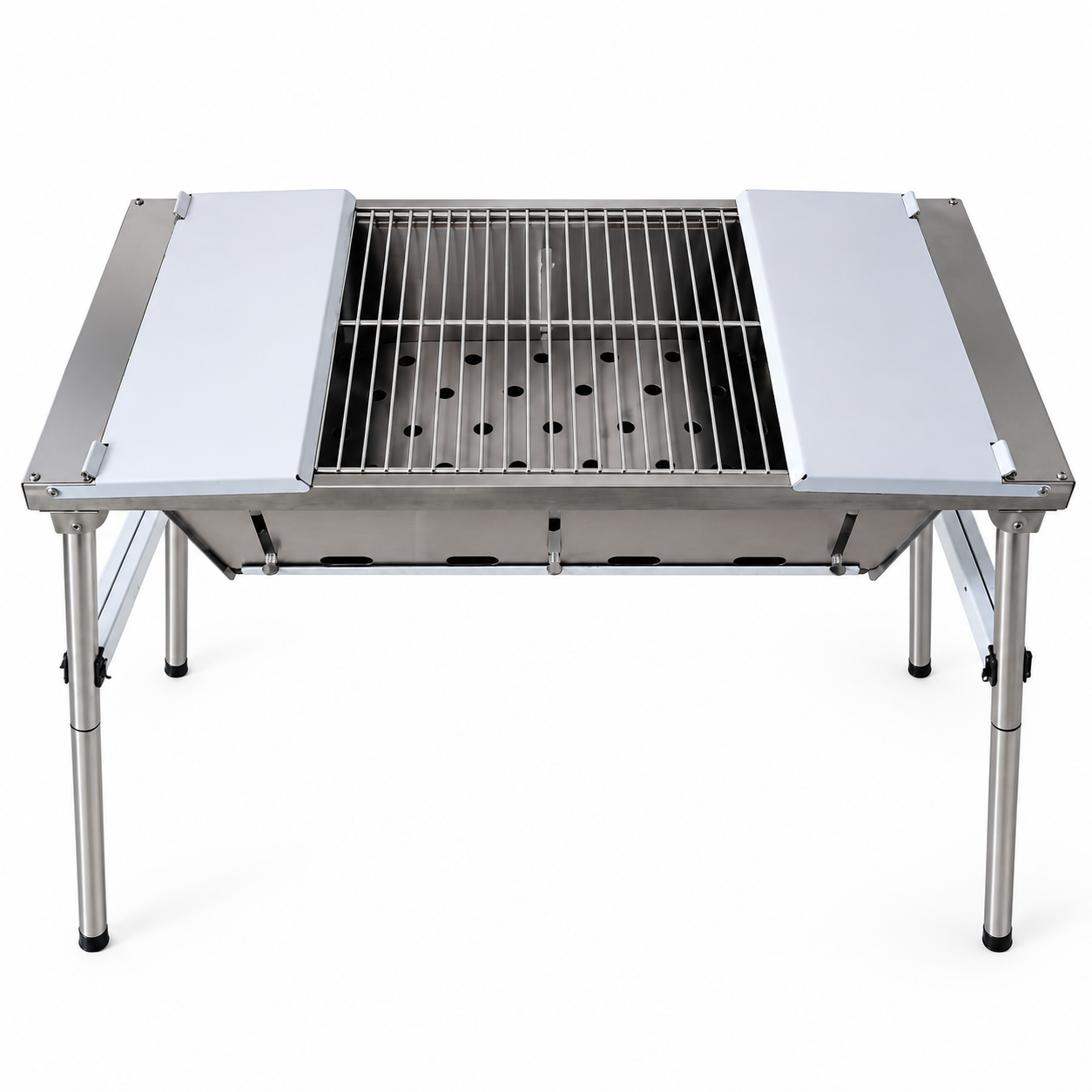 PARRILLA ACERO INOX 85X30X60 - Imagen 2
