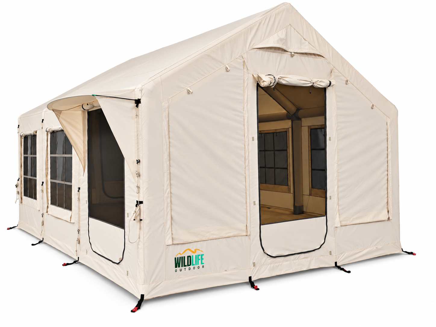 CARPA GLAMPING INFLABLE 3.5X4.5 ALGODON - Imagen 2