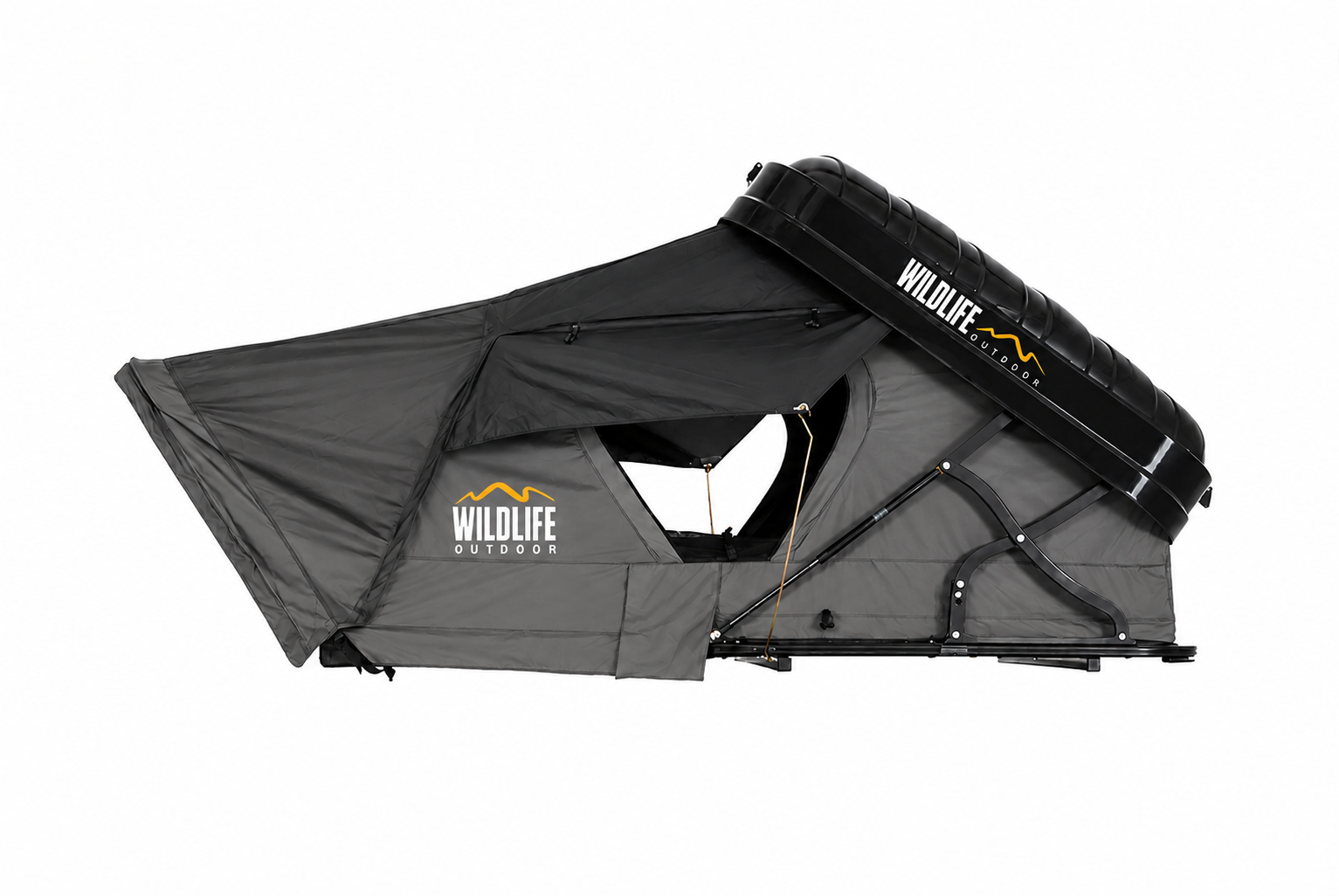 CARPA DE TECHO HARD SHELL 196X208 GREY BLACK