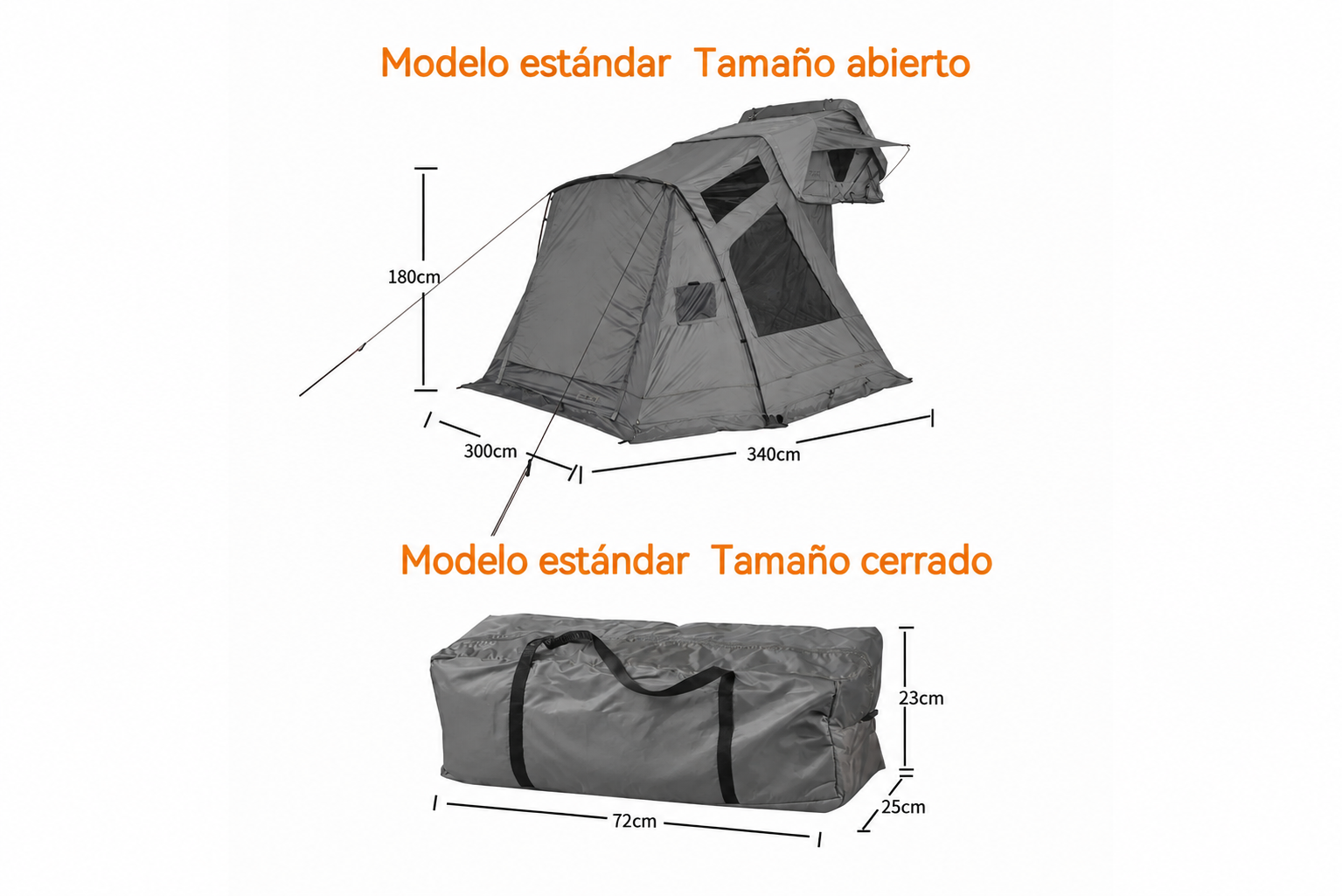 ANEXO VESTIDOR LATERAL PARA CARPA PS160ABSG GREY BLAK - Imagen 3
