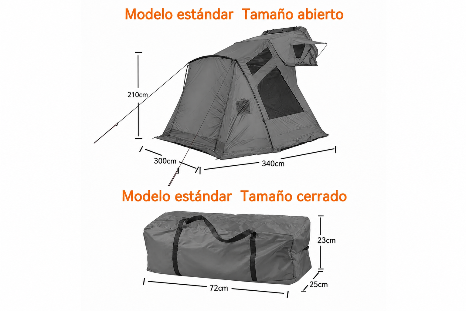 ANEXO VESTIDOR LATERAL PARA CARPA PS190ABSG GREY BLAK - Imagen 3